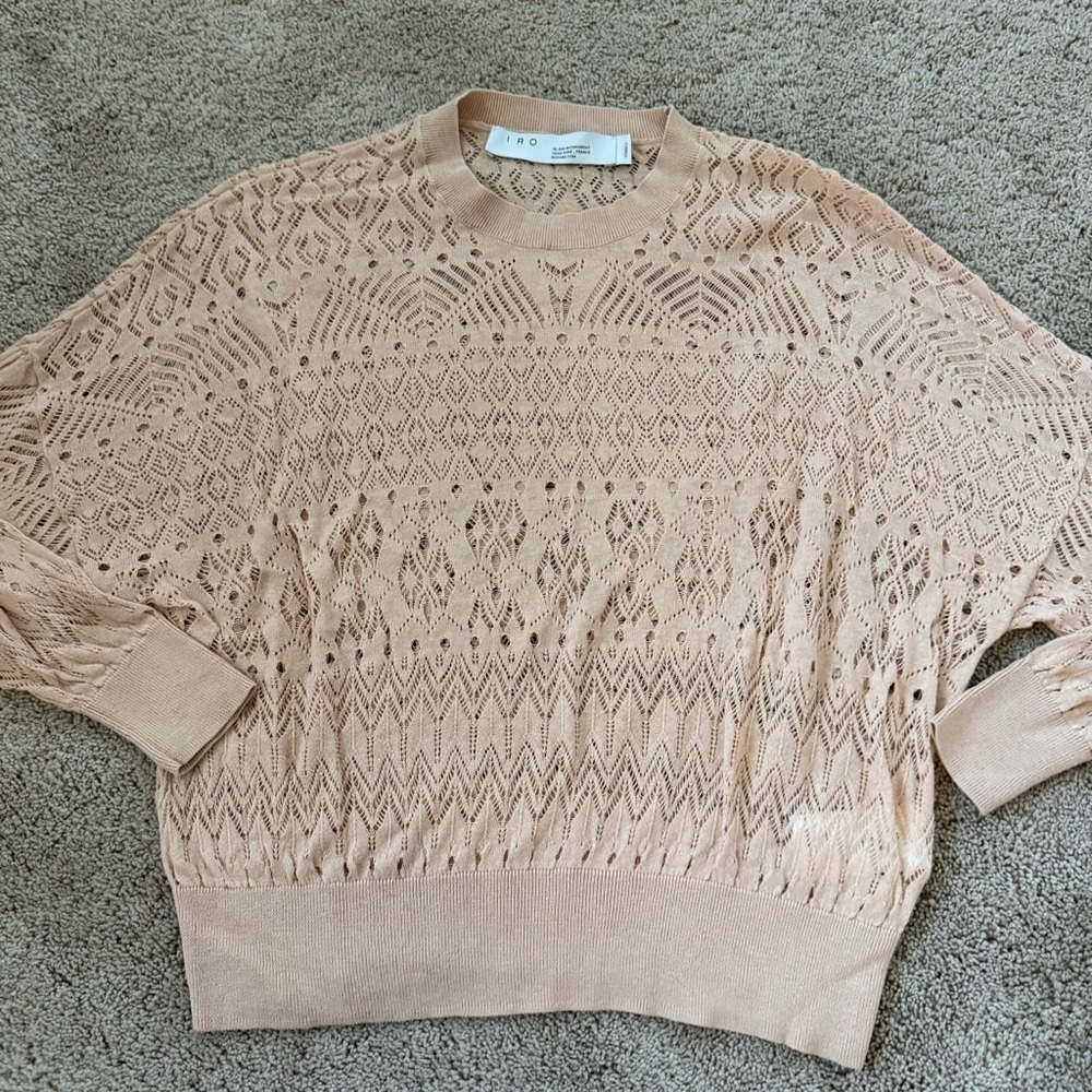 Iro Peypin Pointelle Sweater S